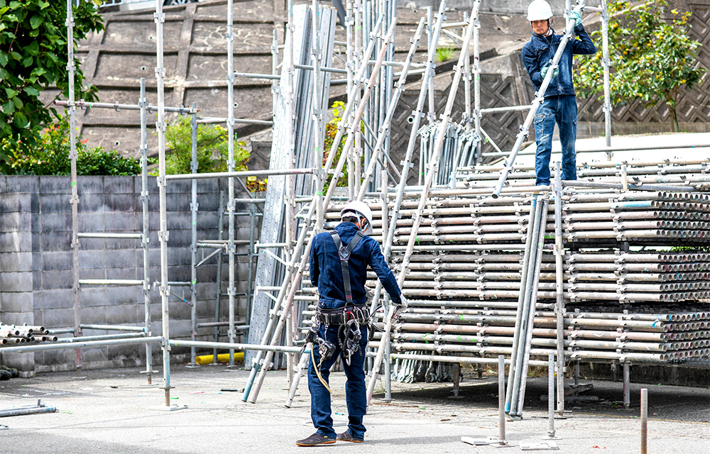 施工スタッフ(塗装・足場)